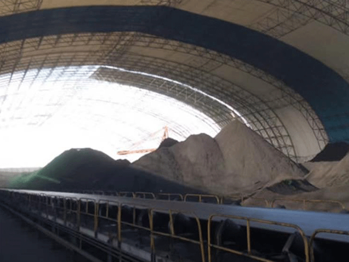 德令哈煤棚料仓网架